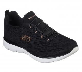 Tenisky Skechers Summits Leopard Spot Čierna / 149037/BKRG 36,5, Čierna