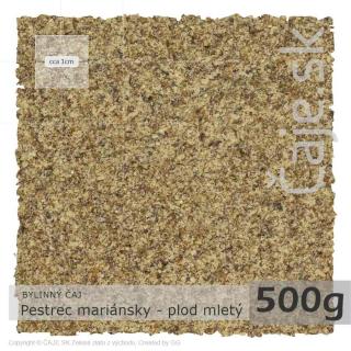 BYLINNÝ ČAJ Pestrec mariánsky - plod mletý (500g)