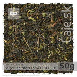 ČIERNY ČAJ INDIA – Darjeeling Nagri Farm FTGFOP1 (50g)