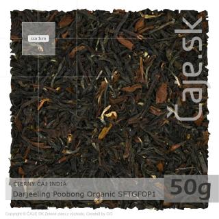 ČIERNY ČAJ INDIA – Darjeeling Poobong Organic SFTGFOP1 (50g)