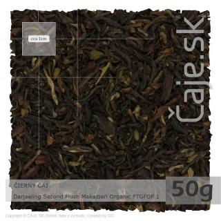 ČIERNY ČAJ INDIA – Darjeeling Second Flush Makaibari Organic FTGFOP 1 (50g)