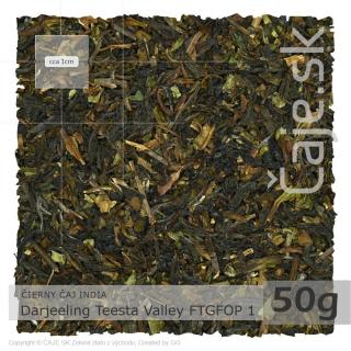 ČIERNY ČAJ INDIA – Darjeeling Teesta Valley FTGFOP 1 (50g)