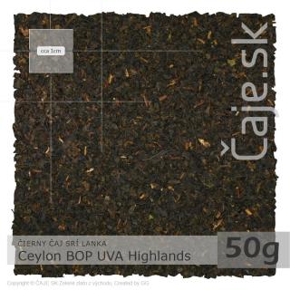 ČIERNY ČAJ SRÍ LANKA – Ceylon BOP UVA Highlands (50g)