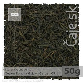 ČIERNY ČAJ SRÍ LANKA – Ceylon Ruhuna Golden Garden OP 1 (50g)