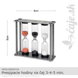 Presýpacie hodiny na čaj 3-4-5 min.