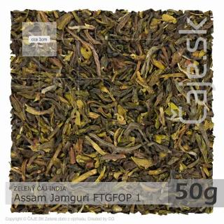 ZELENÝ ČAJ INDIA – Assam Jamguri FTGFOP 1 (50g)