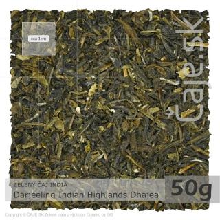 ZELENÝ ČAJ INDIA – Darjeeling Indian Highlands Dhajea (50g)