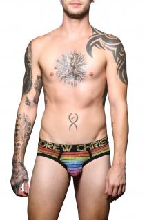 Pánske jocky Greek God Rainbow Frame Jock (Greek God Rainbow Frame Jock w/ Almost Naked)