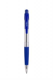 12 x Spoko, guličkové pero priehľadné Varianta: modrá