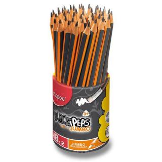 46 x Maped, ceruzka s gumou Jumbo HB, BlackPeps