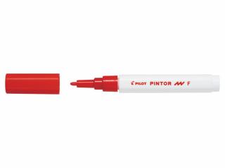 Akrylový popisovač Pilot Pintor F 1 mm Farba: Červená