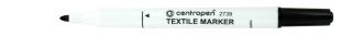 Centropen 2739, fix na textil svetlostály, nevyprateľný Varianta: černý