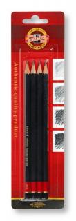 Koh-i-noor, 4 ks set grafitových ceruziek 1935