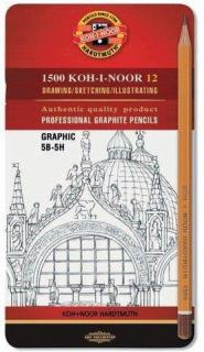 Koh-i-noor, grafitové ceruzky GRAPHIC 1502