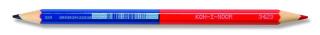 Koh-i-noor, kancelárska pastelová ceruzka 3423 červeno / modrá cena za 12 ks
