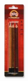 Koh-i-noor, metalická grafitová ceruzka 1833 TRIOGRAPH