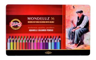Koh-i-noor, mondeluz, umelecké akvarelové pastelové ceruzky 3725 36 ks v sade