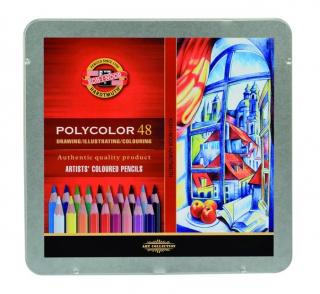 Koh-i-noor, pastelové ceruzky Polycolor 3826 48 ks v sade plechovej puzdro