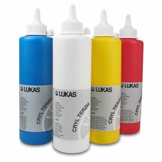 Lukas, matná akrylová farba TERZIA 500 ml., S vynikajúcou krycou schopnosťou Varianta: 4808 titanová běloba