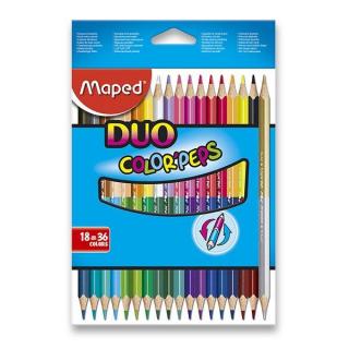 PASTELKY MAPED COLOR'PEPS DUO - OBOJSTRANNÉ PASTELKY, 36 FARIEB