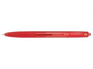 Pilot, guličkové pero Super Grip stláčací Farba: Červená