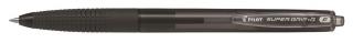 Pilot, guličkové pero Super Grip stláčací Farba: čierna