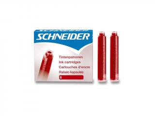 Schneider, bombičky do plniacich pier Farba: Červená