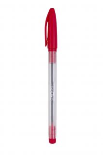 Spoko, jednorázové guličkové pero Farba: Červená