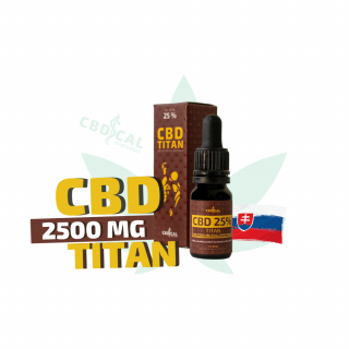 CBD TITAN 2500 MG 10 ml