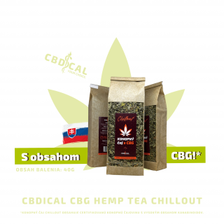 Chillout - Konopný čaj s CBG 40g
