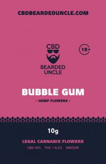 BEARDED UNCLE BUBBLE GUM INDOOR CBD 10% a THC 0,2% 10g
