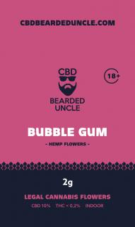 BEARDED UNCLE BUBBLE GUM INDOOR CBD 10% a THC 0,2% 2g
