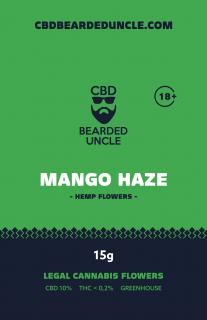 BEARDED UNCLE MANGO HAZE GREENHOUSE CBD 10% a THC 0,2% 15g