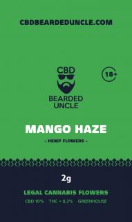 BEARDED UNCLE MANGO HAZE GREENHOUSE CBD 10% a THC 0,2% 2g