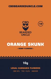 BEARDED UNCLE ORANGE SKUNK INDOOR CBD 10% a THC 0,2% 10g