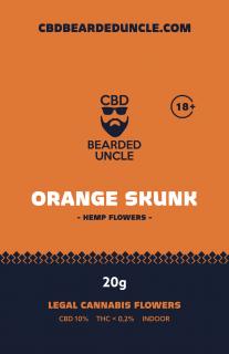 BEARDED UNCLE ORANGE SKUNK INDOOR CBD 10% a THC 0,2% 20g