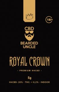 BEARDED UNCLE ROYAL CROWN PREMIUM INDOOR H4CBD 20% a THC 0,2% 10g