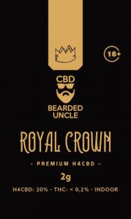 BEARDED UNCLE ROYAL CROWN PREMIUM INDOOR H4CBD 20% a THC 0,2% 2g