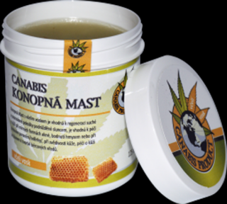 Canabis Product konopná masť s včelím voskom 125 ml
