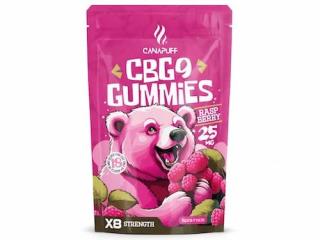 Canapuff CBG9 gummies Raspberry 200mg