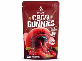 Canapuff CBG9 gummies Sour Cherry  200mg