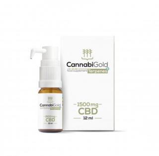 Cannabigold Terpenes CBD a terpenmi v oleji 1500 mg 12ml