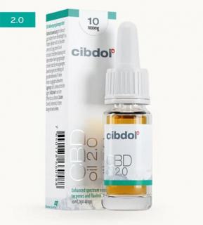 CBD olej 2.0 10% 1000mg Cibdol