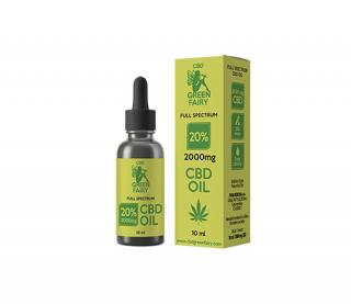 CBD olej full spectrum 20% 2000mg 10ml  GREEN FAIRY 10 ks