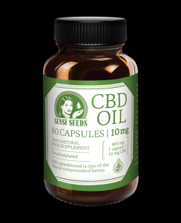 CBD olej kapsule 10mg 60ks SENSI SEEDS