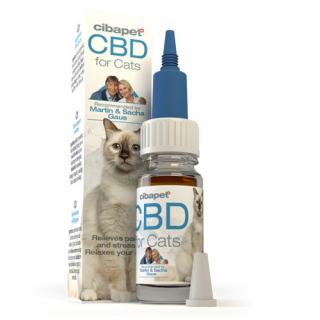 CBD olej pre mačky 4% 400mg 10ml Cibapet