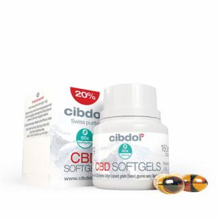 CBD softgels kapsule 20% 60ks Cibdol