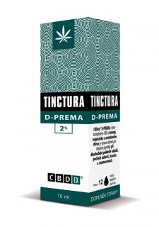 CBDex CBD Tinctura D-Prema 2% 10ml