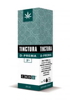 CBDex CBD Tinctura D-Prema 2% 20ml