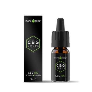 CBG drops 5% 500mg 10ml Pharma Hemp